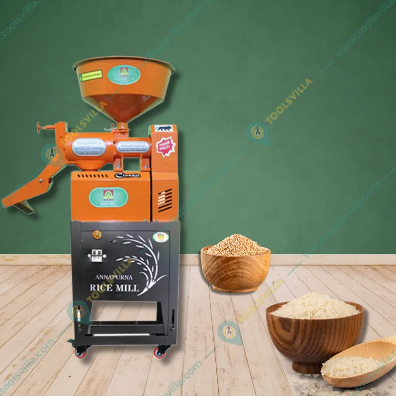 Annapurna 3HP Mini Rice Mill with 120 -170 Kg/Hr Production Capacity