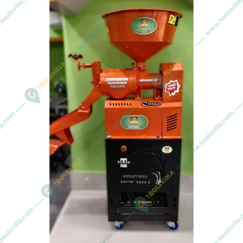 Annapurna 3HP Mini Rice Mill with 120 -170 Kg/Hr Production Capacity