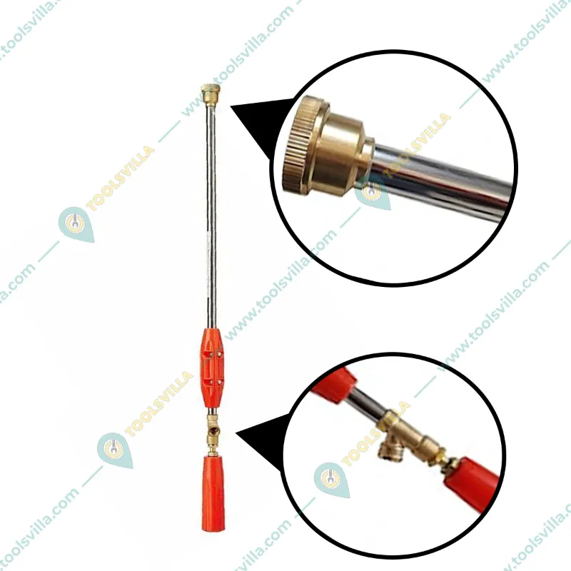 3 Feet (90 cm) Apple Master Brass Heads Spray Gun for Irrigation, Agriculture and pest Control