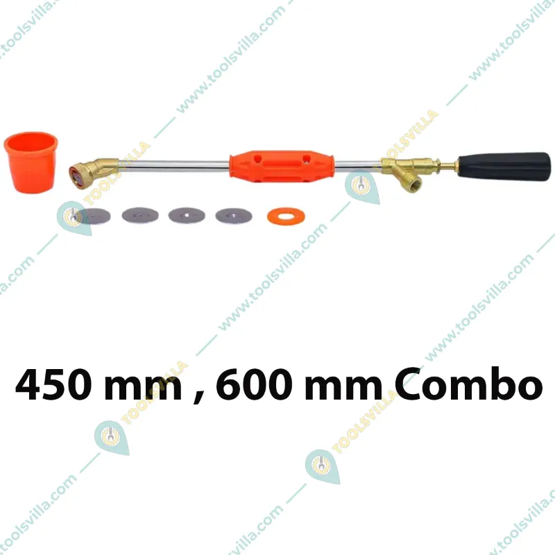 Heavy Duty 450mm and 600 mm Stainless Steel material Apple Master Bend Spray Gun for Agriculture use 
