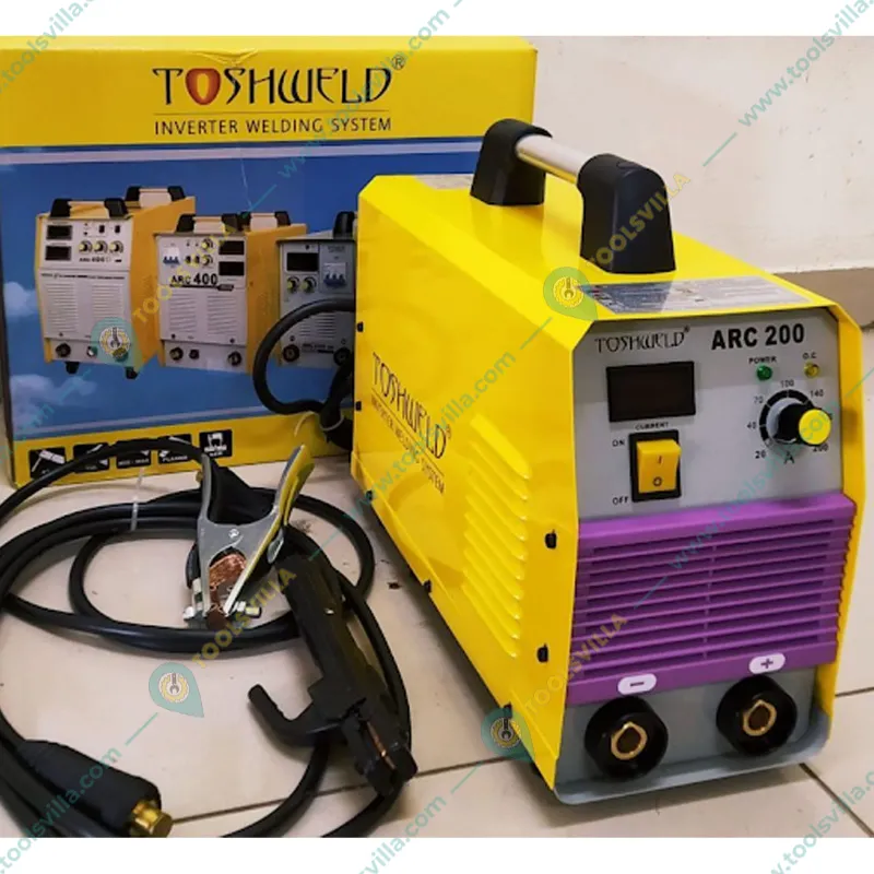 Toshweld ARC 200 Single Phase Mosfet Welding Machine, 200 Amp.