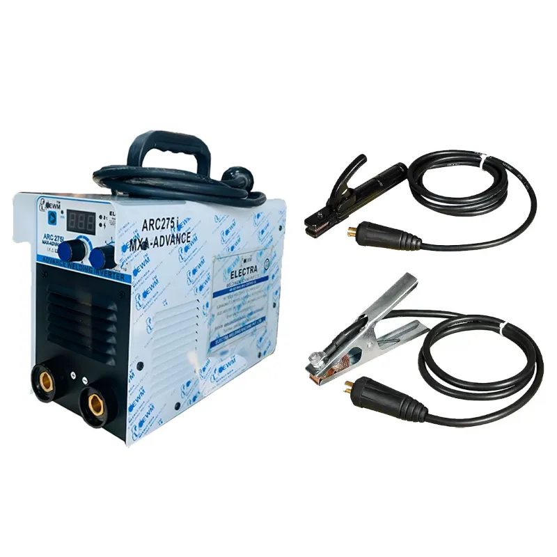 Electra Premium Quality Arc 275 i Max-Advance Welding Machine With Electrode Holder & Earthing Cable With Clamp