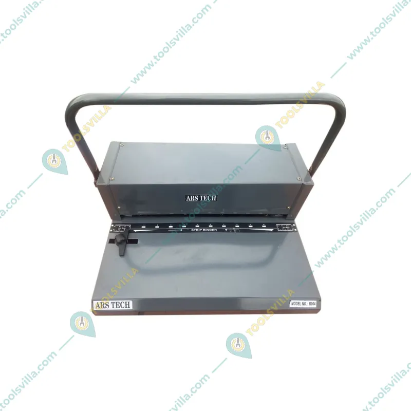 Ars Tech 10 Rectangular Holes Manual Strip Binder (15 Sheet Punch at a Single Slot)