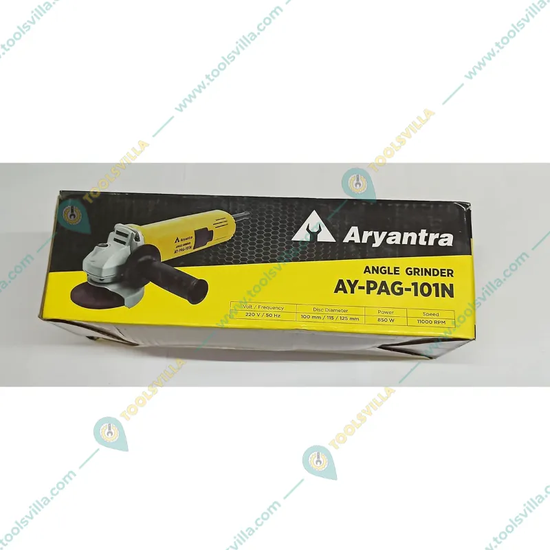 Aryantra 100 mm 850 W Angle Grinder Machine, 11000 RPM (AY-PAG-101N)