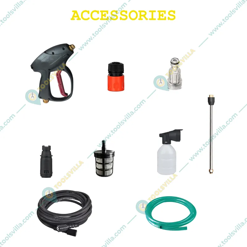 Aryantra (AY-PWIH-1880) 3.35 HP 150 Bar Portable Pressure Washer With 2800 RPM Rotating Speed Including All Required Accessories