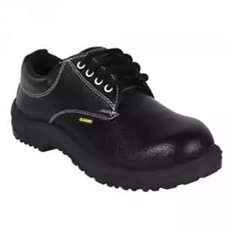 Classic Design Low Ankle Safety Shoe Pack of 20, 50 Fiber Toe Cap, Rexene & Breathable Polyester Lining, Single Density PVC Sole(Size-6,Pack-20 Pairs)