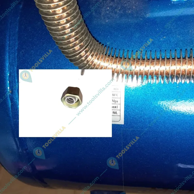 Autocut to NRV Pipe for 24/25 Liter Oil Type Air Compressor (Pack of 2)(Pack-2pcs,Compressor Size-24/25 Liter)