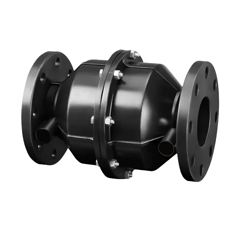 Spring Loaded Ball Type Plastic Check Valve with Socketed Plain End