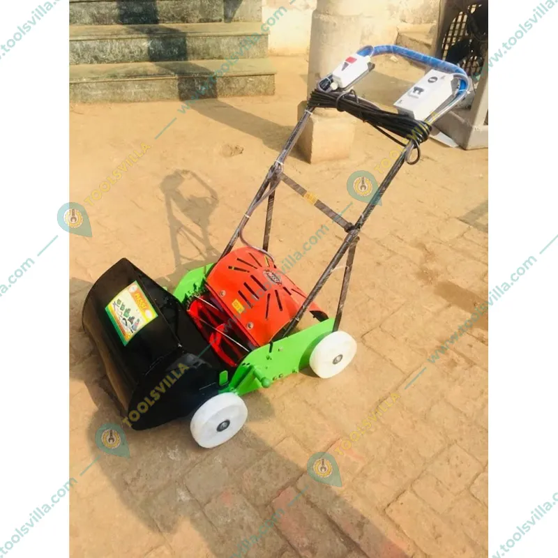 Passi PLM-003, Made In Punjab 14 Inch Semi Automatic Electric Lawn Mower With 0.5 HP Crompton Greaves Motor 