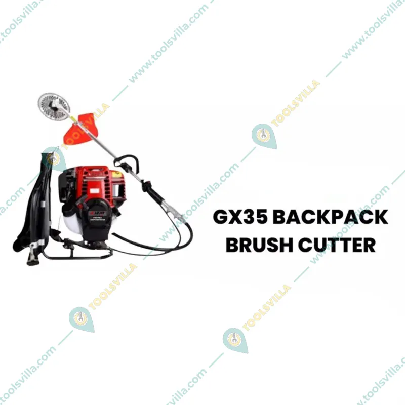 Heavy Duty 4 Stroke Backpack Multi Crop Brush Cutter 35 CC, With Free Attachments 