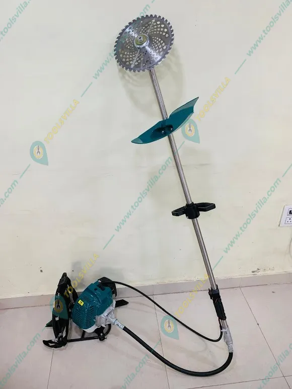 GRAMSTRONG 2 Stroke 52 CC Backpack 4 in 1 Grass Cutting Machine With Cross Blade Tiller and Multi-Attachment