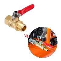 5 Pcs of Ball Valve 1/4" for Oil Free Air Compressor