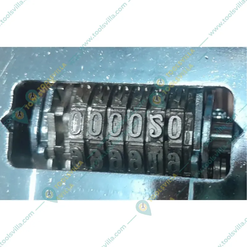 Batch Printing Stamp Machine in Steel Finish without Ink/Cartridge