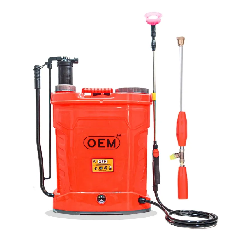 OEM 2in1 Battery and Manual Operated 20L Agriculture knapsack Sprayer with Free Gun for Agriculture Use