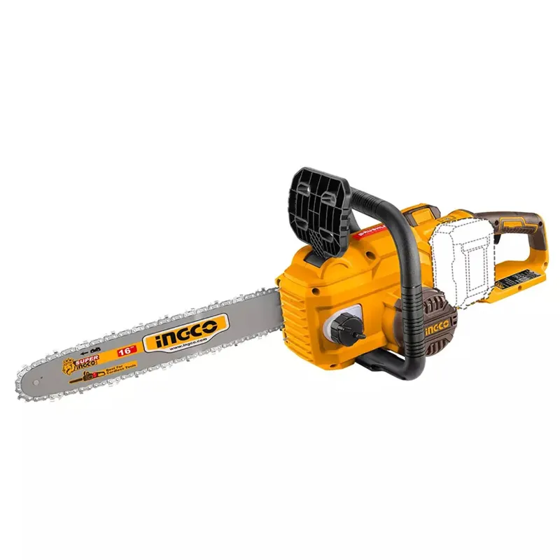 Ingco CGSLI40168 40 V Battery Chainsaw with 16 inch Guide Bar and Brushless Motor | without Battery and Charger