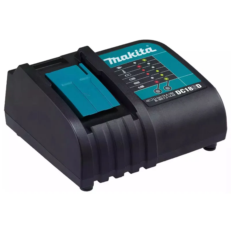 Makita 18V Charger For Battery (DC18SD) For Lawn Mower, Brush Cutters & Others 