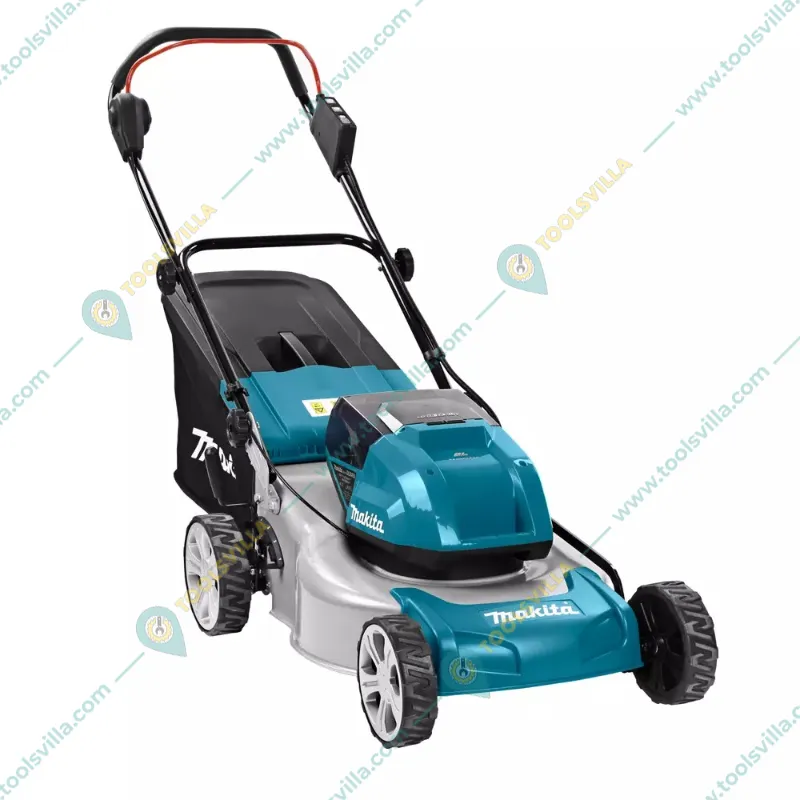 Makita DLM460PT2  18V, 18 Inch 3-in-1 Cordless Lawn Mower With 2 Batteries and Charger