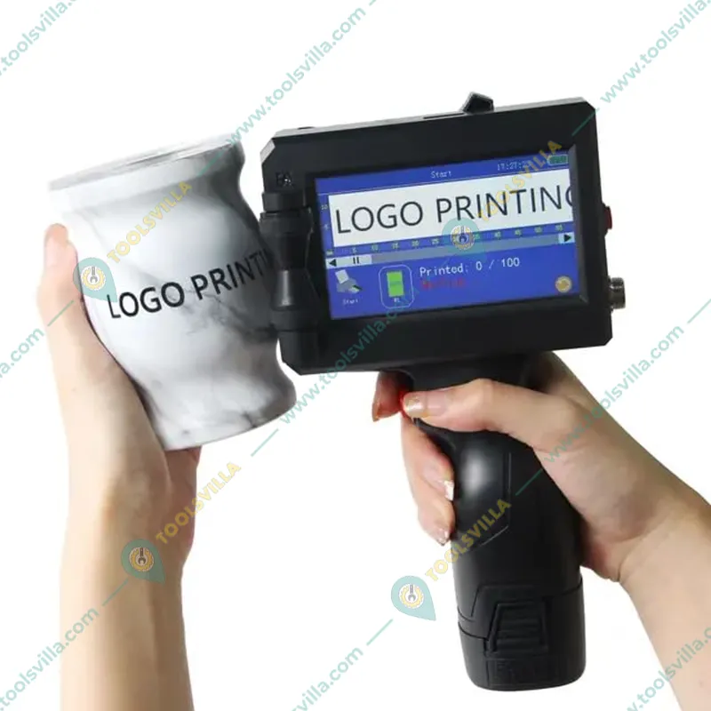 25.4mm Metal Body without Cartridge Handheld Inkjet Printer for MRP, Date, Batch Coding