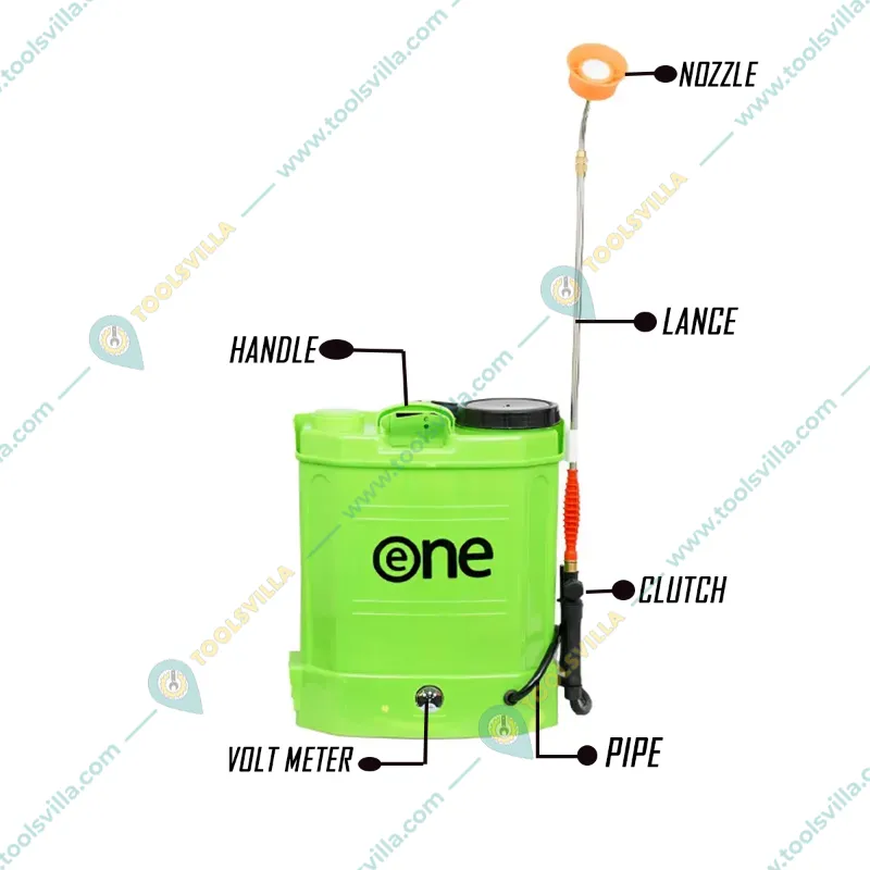 Eone 12 liter Small Tank Battery Sprayer with 12 V 8 Ah Battery