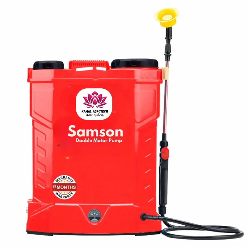 Kamal Agrotech Samson 12 V 18 Ah , 20 L Double motor battery Sprayer for Agriculture and garden use (12 Months Warranty)