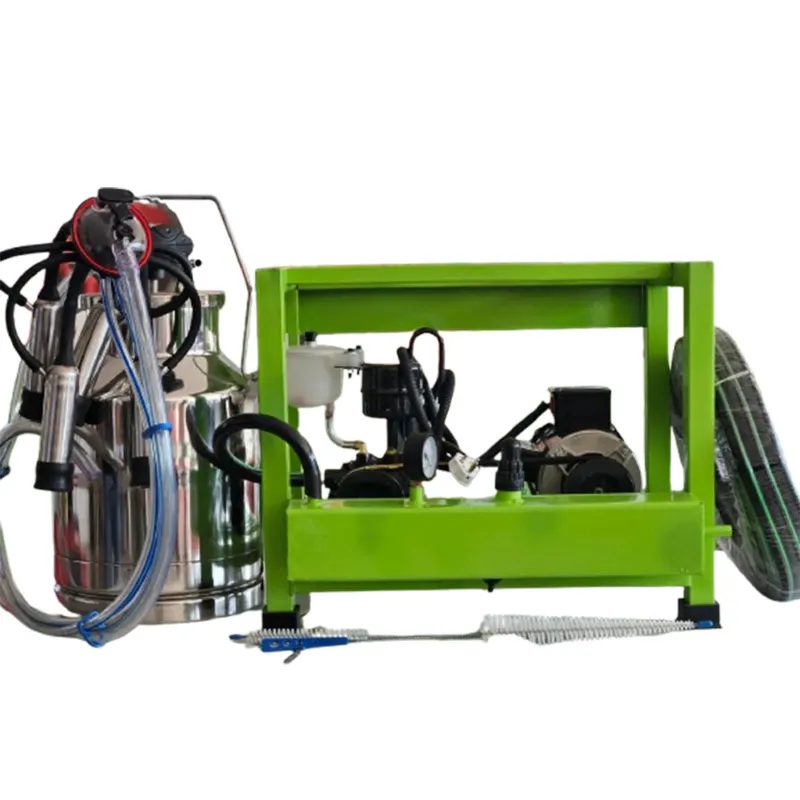25 Litres Single Power Single Bucket Milking Machine With 180 LPM Pump and 1 HP Motor