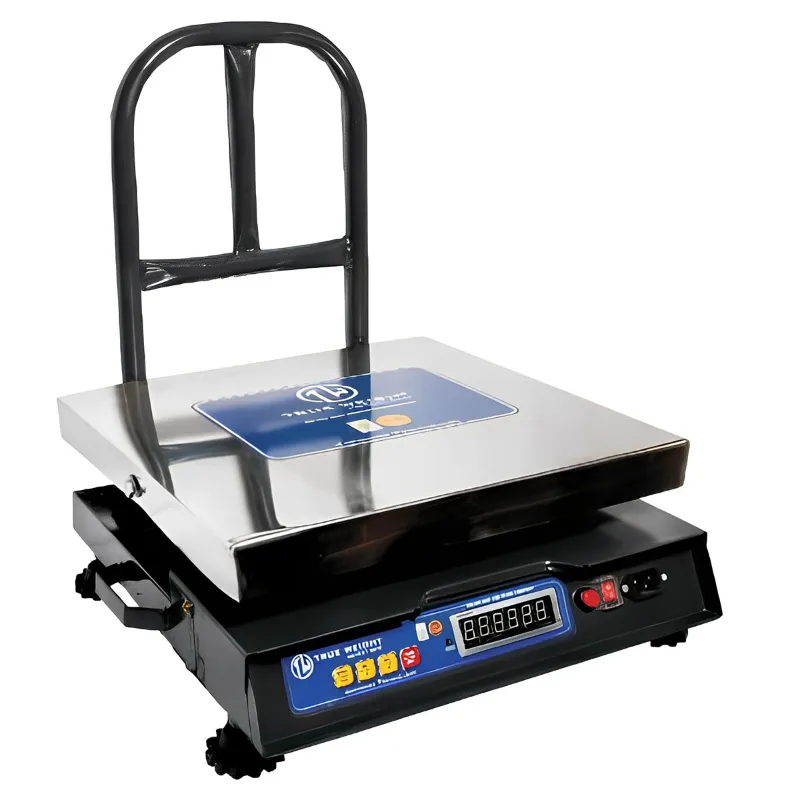 True Weight Bench Compact Scale Weighing Machine with Front and Back Display, 300kg Capacity (TWP-300) with 1-Year Warranty