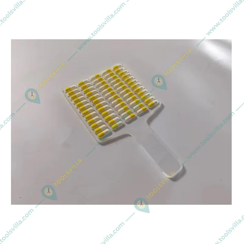 PATCO PHARMA Manual 60 Holes Capsule Counter Board Tray For 0 Size Capsule