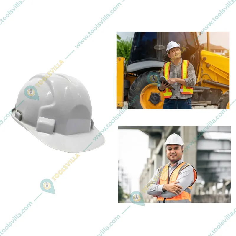 Super Safety Premium Quality White Construction Helmet