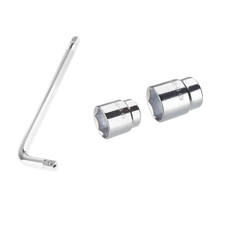 Venus 12.5 mm Cold Forged Socket Drive Hex/Bi-Hex Socket with 18 Inch L-Handle (Metric : 26,27 mm)