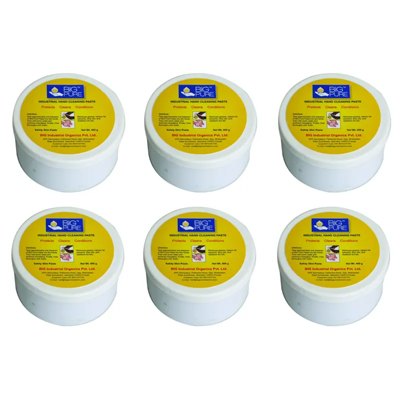6 Pack of BIG Pure (400gm x 6pcs) Industrial Hand Cleaning Paste