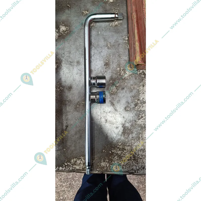 Venus 12.5 mm Cold Forged Socket Drive Hex/Bi-Hex Socket with 18 Inch L-Handle (Metric : 26,27 mm)