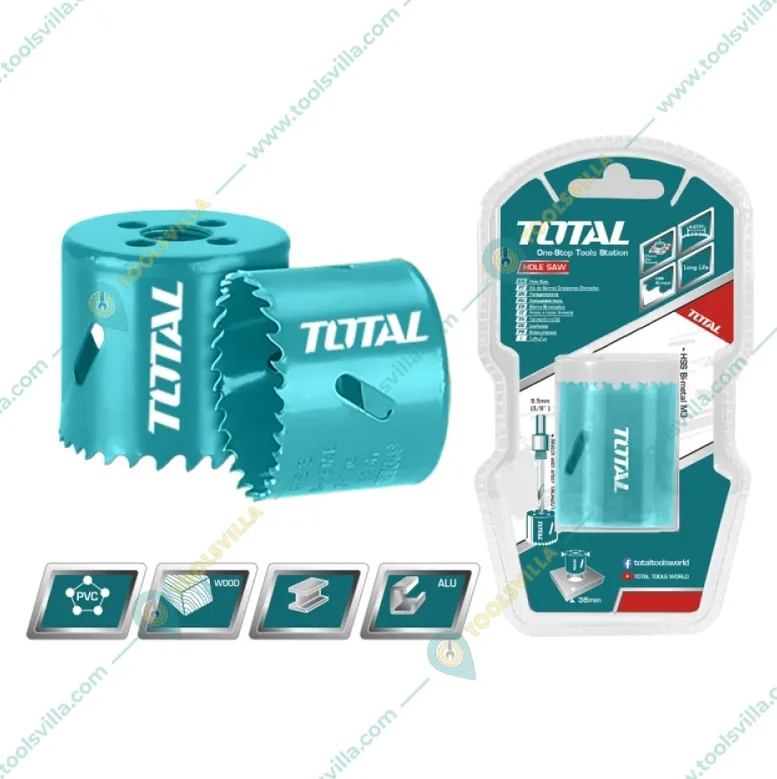 Total 46 mm HSS Bi-metal Hole Saw (TAC410461)