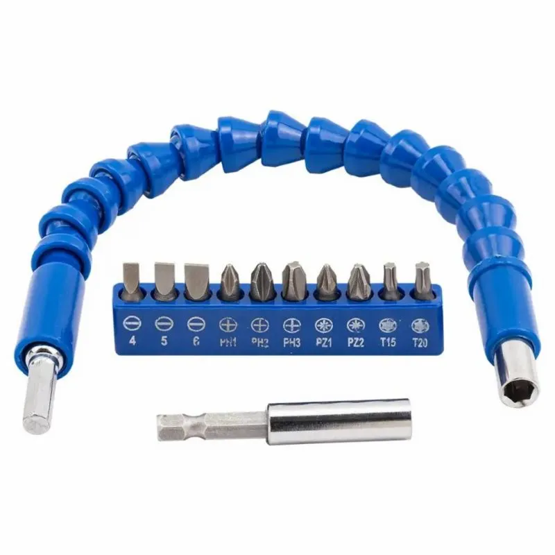 Scheppach 6.35mm (1/4") Flexible Shaft With Bit Set