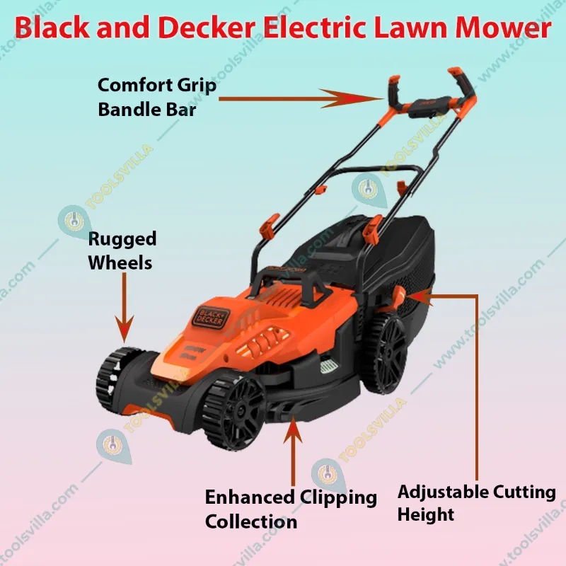 Black discount lawn mower