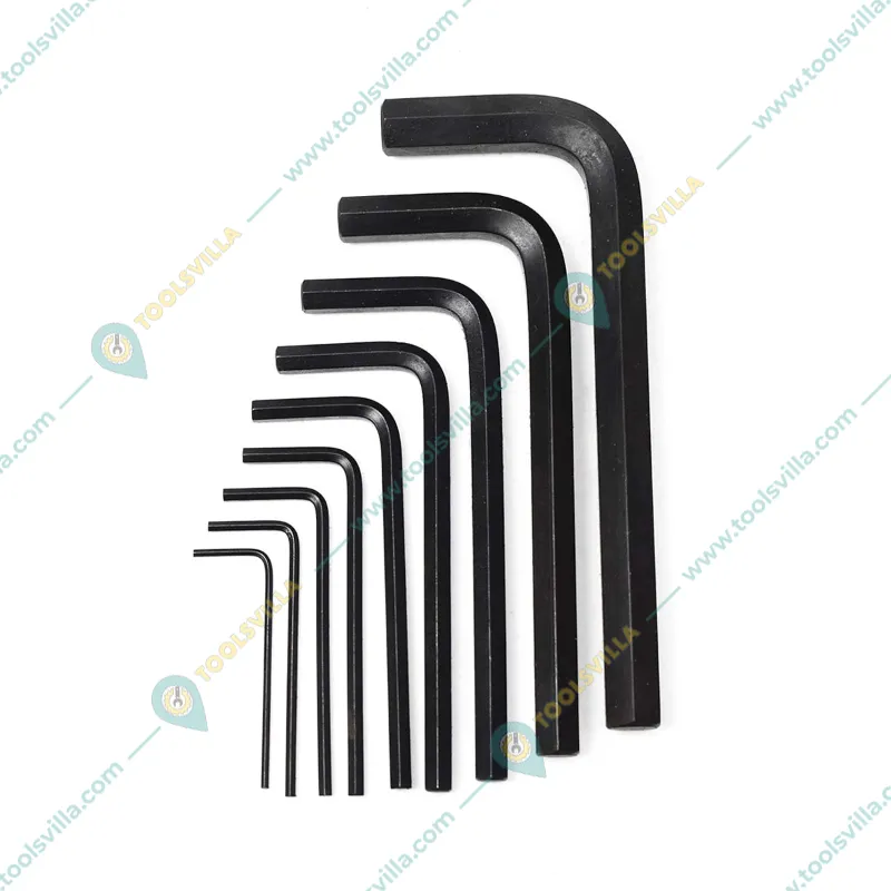 Venus 9 Pcs Inch Series Black Finish Allen Hex Key Set (VAK-403)