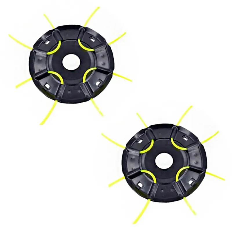 Heavy Duty Black Plate Trimmer Head For All Type of Petrol Brush Cutters For Lawn & Grass Trimming(Quantity-2 Pieces)