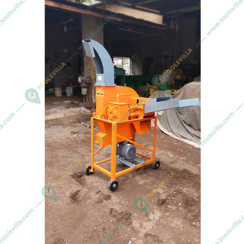 HARI OUM Blower Type Chaff Cutter/Grass Cutter 1000-1500 kg/hr with 3HP Motor & 1 Year Warranty on Motor 