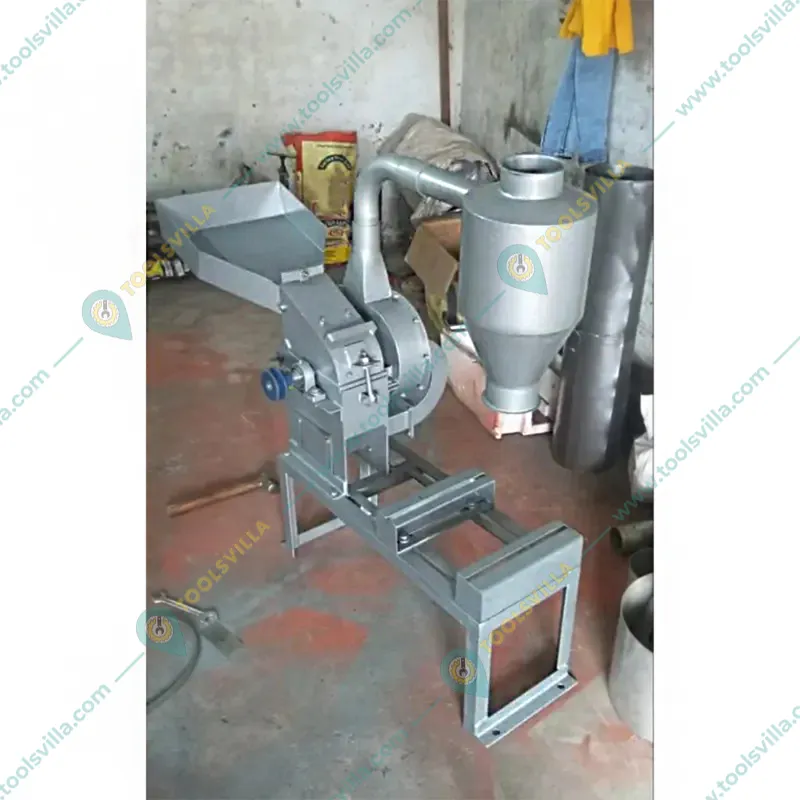 Heavy Duty 5X10 inch Blower Type Pulverizer Machine/Masala Grinder, MS Body, Without Motor
