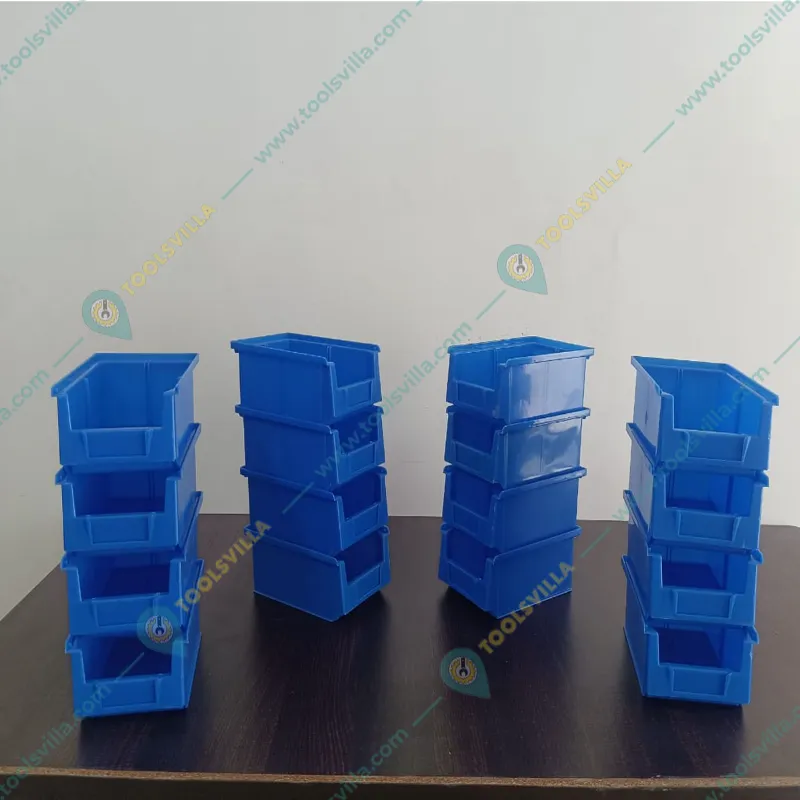Avsar 170 x 115 x 75 mm FPO Blue Storage Bin, Premium HDPE Material (Bin-5) - Pack of 16