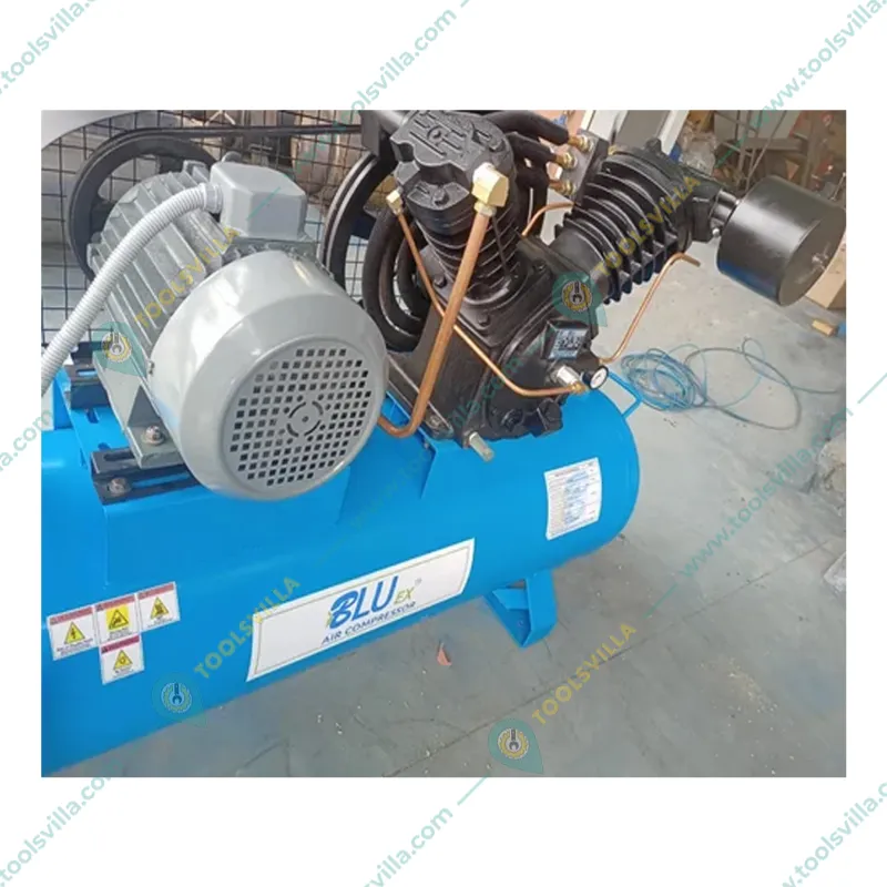BLU EX 300 Litres Double Stage Reciprocating Air Compressor With 10 HP Motor (BEI-10300)