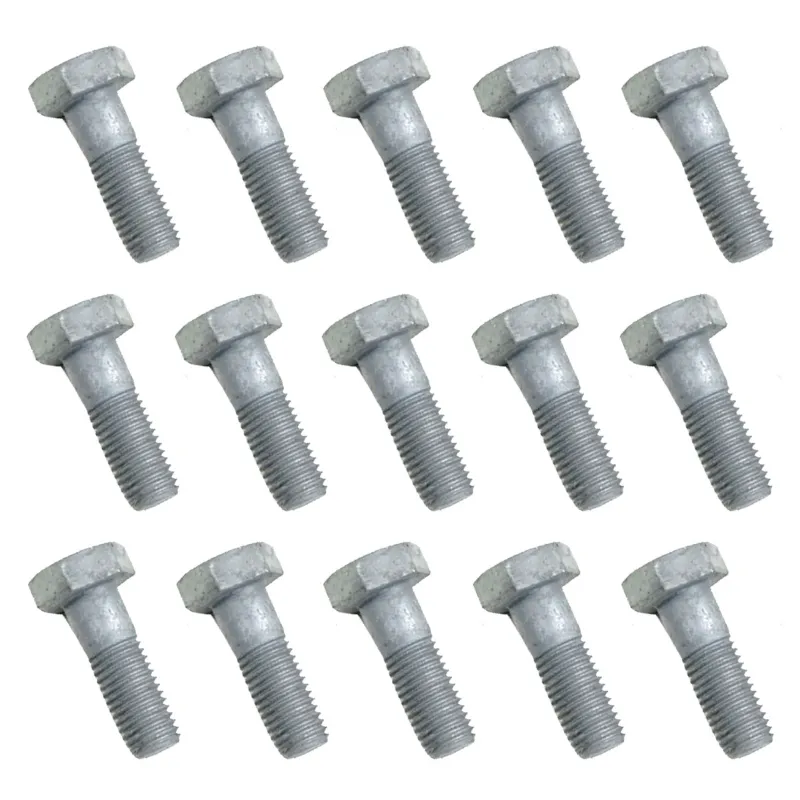 SBJ 48 Pieces of Bolt (10 x 30 mm) with Nylock Nut for Tractor Rotavator, NR090