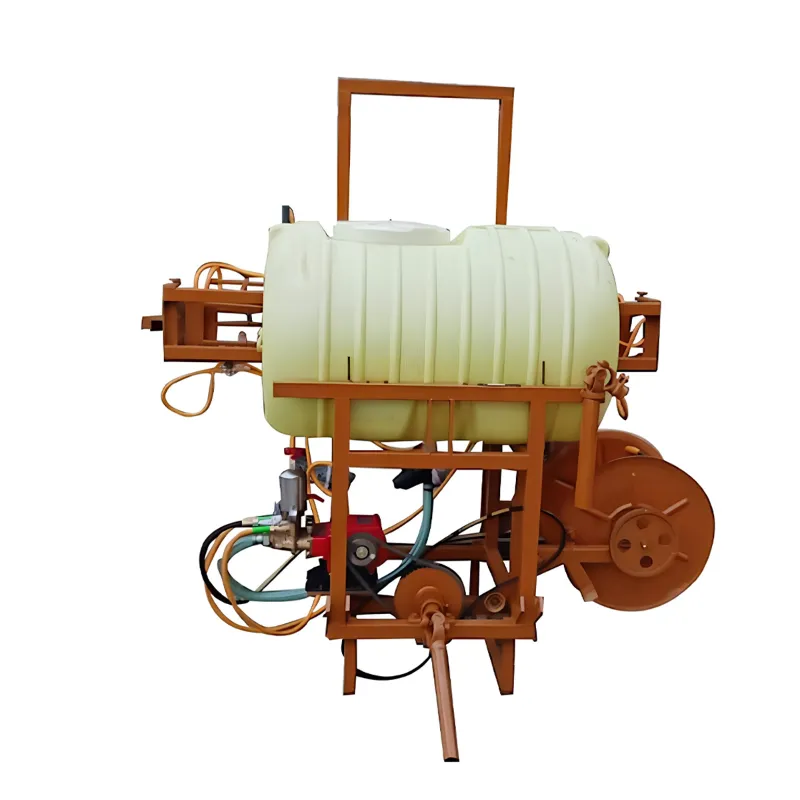 Tractor Mounted Boom Sprayer of 500 L Tank Capacity with Pipe Roller