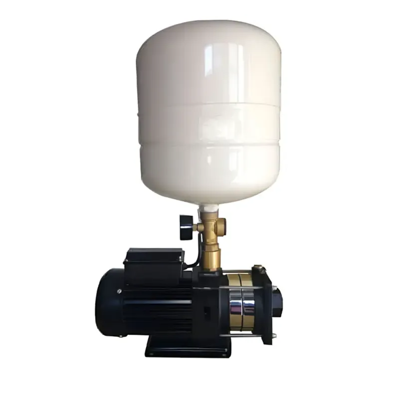 Sharp 0.75 Hp 1Phase Booster Pump With 24L Pressure Tank, Copper Winding, Suitable for 2-3 Bathrooms - 1 Year Warranty