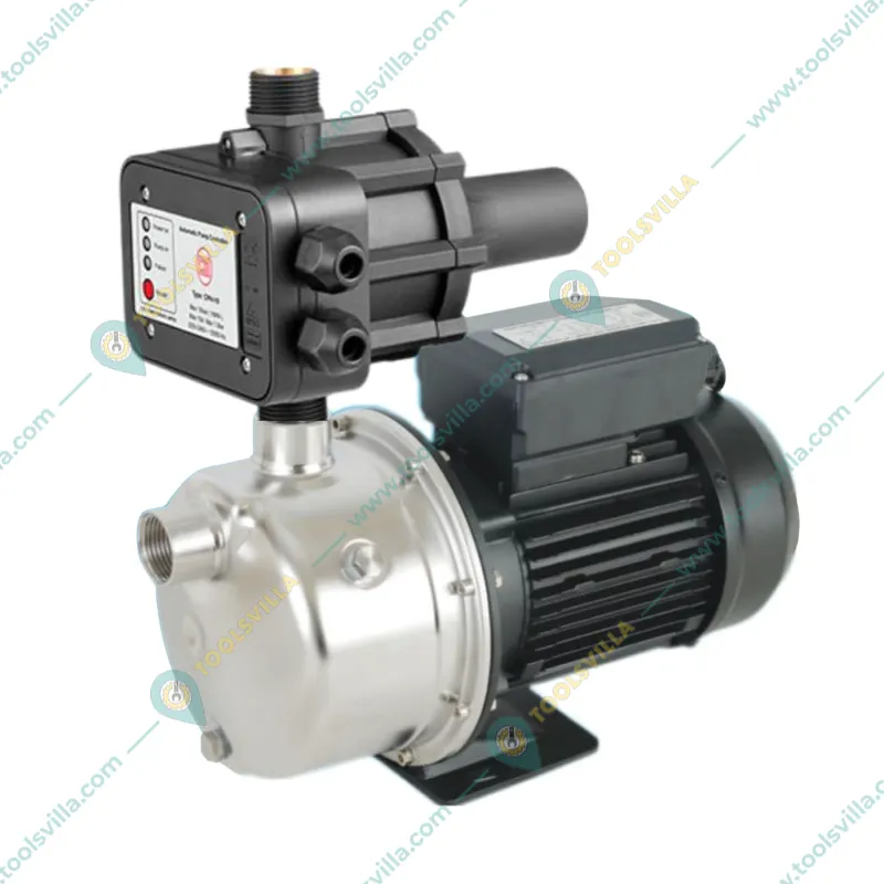 CRI 0.5Hp Single Phase SS Pressure Booster Pump With Automatic Pump Controller, 36m Head (JTS Series)- 1 Year Warranty