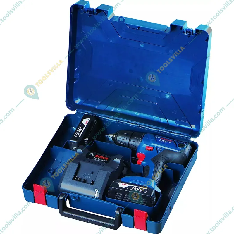 Bosch 13 mm 18V Cordless Drill Driver with Accessories (GSR 180-LI)