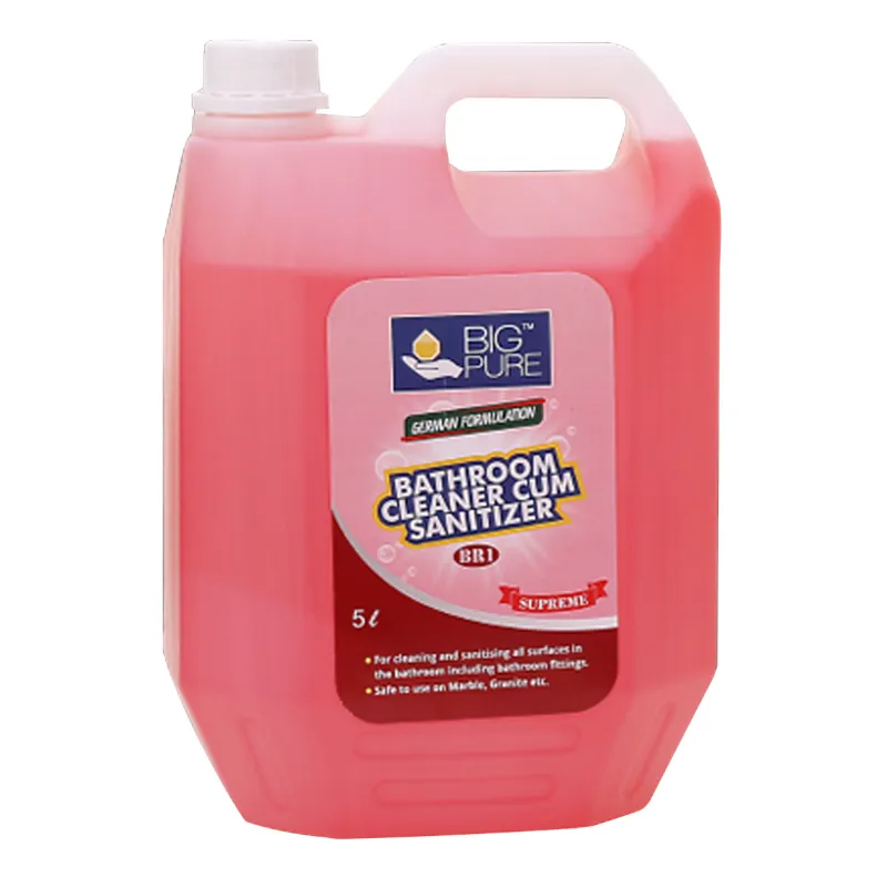 BIG Pure 5L Bathroom Cleaner Cum Sanitizer Applicable For Sink, Tub, Tiles, Floor and Fittings etc.