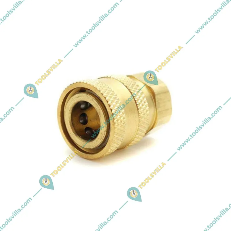 Premium Quality 1/4 Quick Connector (Brass) for Foam Cannon(Pack-1 pc)