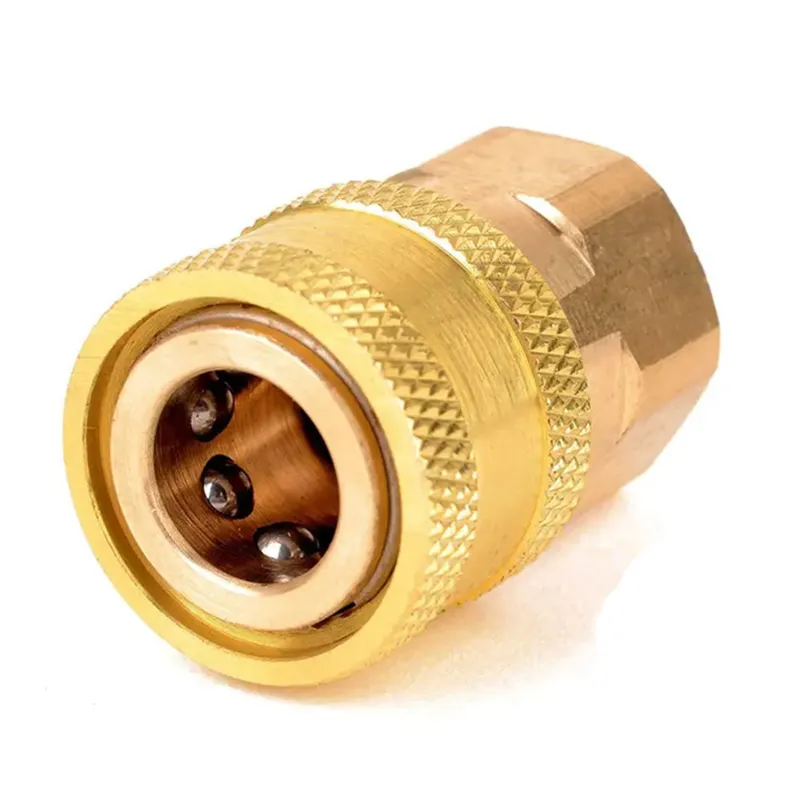 Premium Quality 1/4 Quick Connector (Brass) for Foam Cannon(Pack-1 pc)