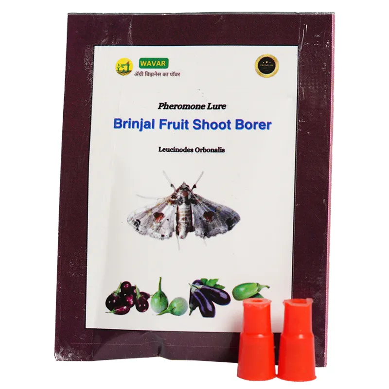 WAVAR Brinjal Fruit Shoot Borer Lure (Leucinodes Orbonalis) | 2 Lures  Per Packet(Quantity-5 packets)