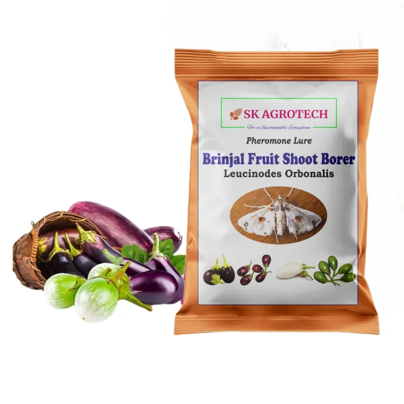 SK Agrotech Brinjal Lure | Leucinodes Orbonails(Quantity-5 packets)